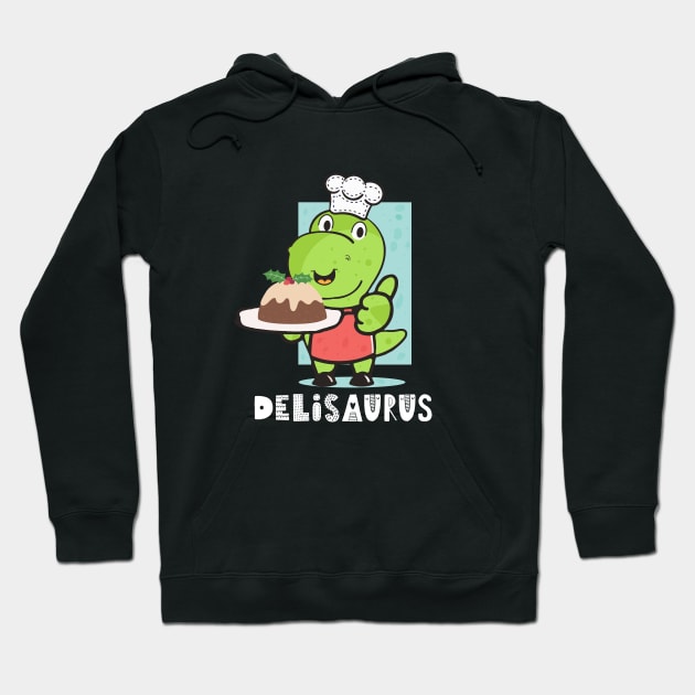 Dinosaur Pun, Punny, Text, Words, Cooking, Baking Hoodie by iHeartDinosaurs